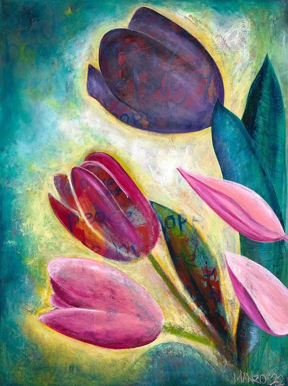 Perfect Love painting by Wendy Manzo